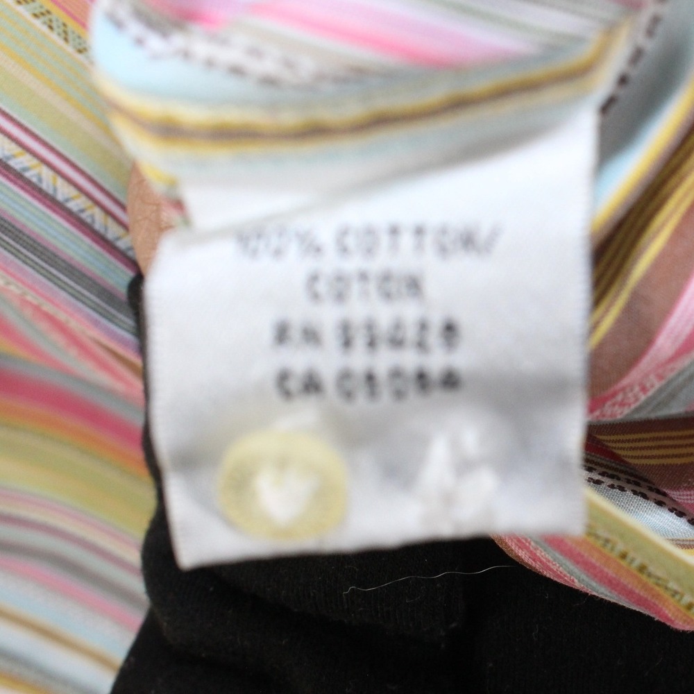 Bugatchi Uomo Button Down Shirt Striped Long Slee… - image 4